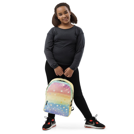 Rainbow Print Backpack