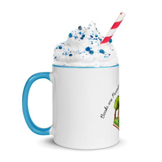 Tiny Tales by KM Mug with Blue Inside