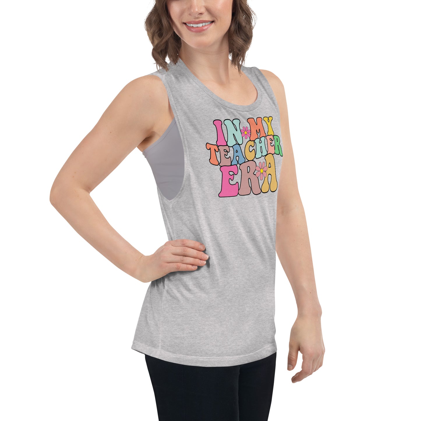 In My Teacher Era Ladies’ Muscle Tank