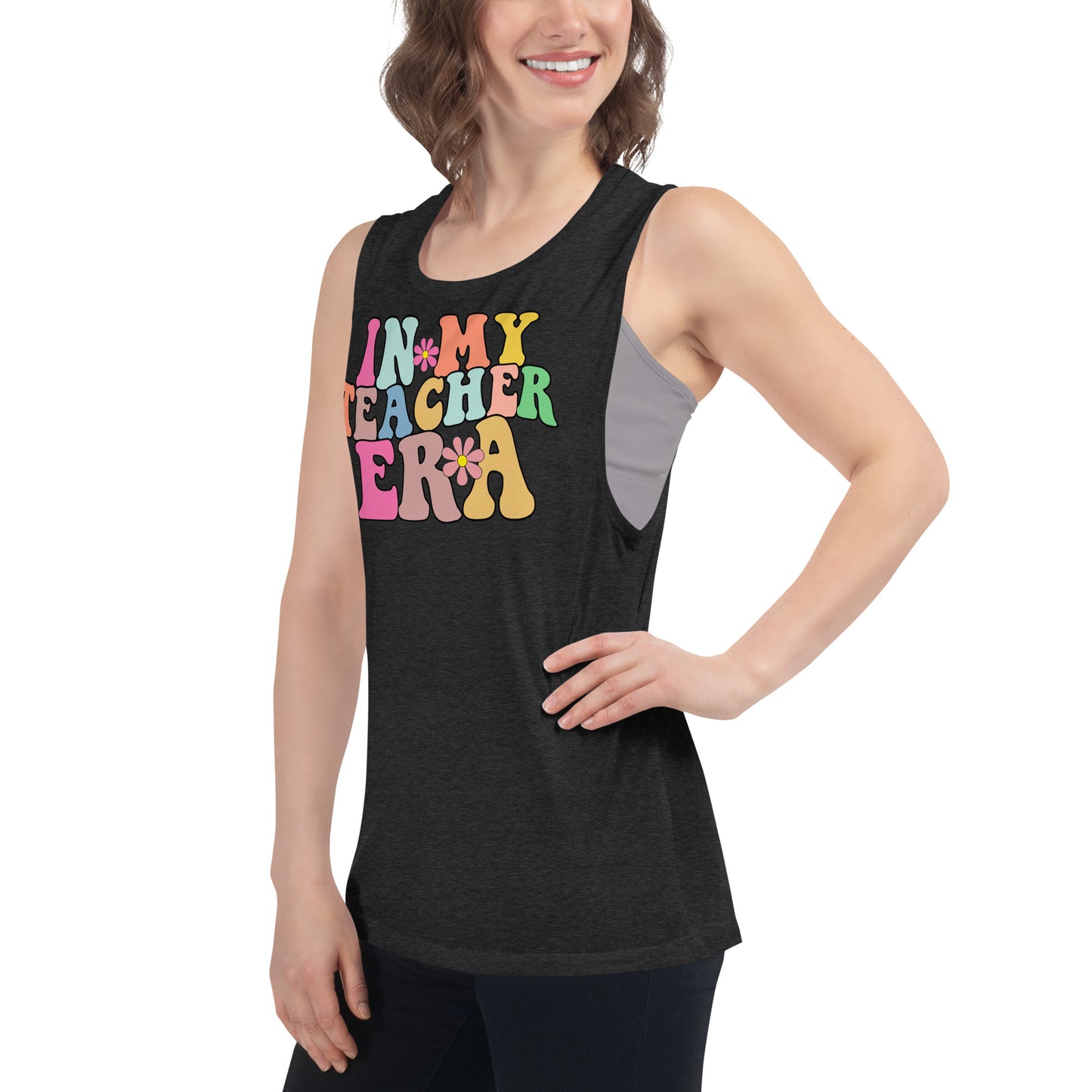 In My Teacher Era Ladies’ Muscle Tank