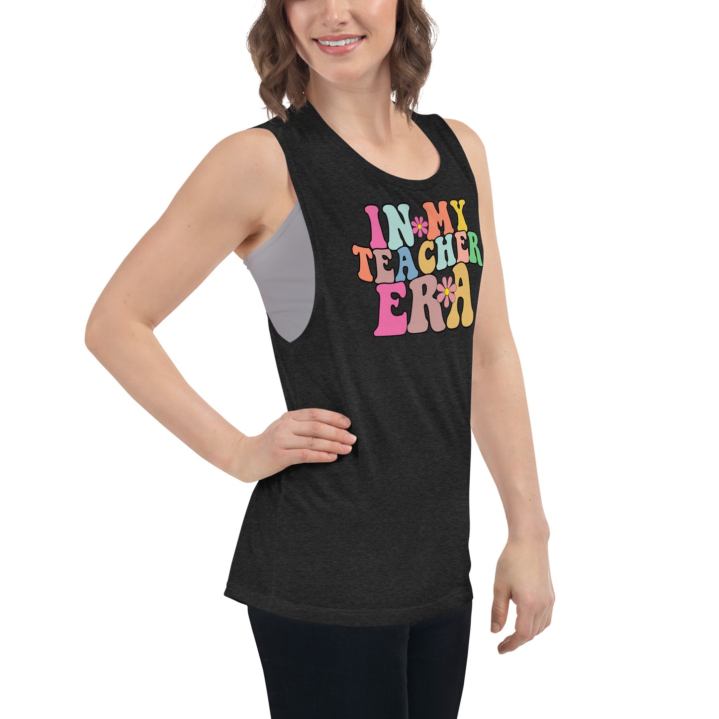 In My Teacher Era Ladies’ Muscle Tank