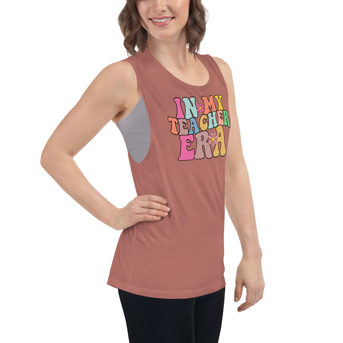 In My Teacher Era Ladies’ Muscle Tank