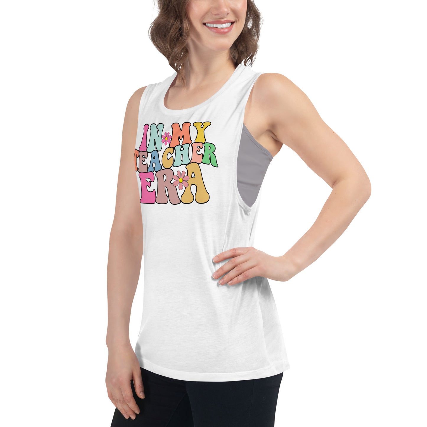 In My Teacher Era Ladies’ Muscle Tank