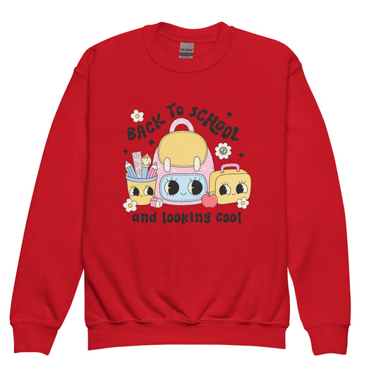 Back to School Youth crewneck sweatshirt