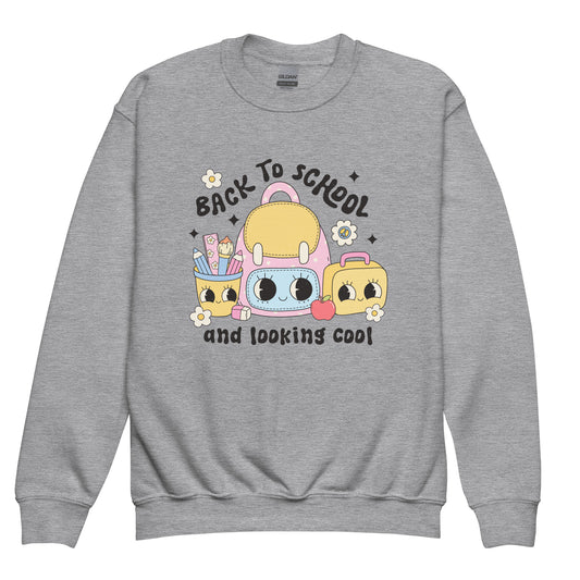 Back to School Youth crewneck sweatshirt